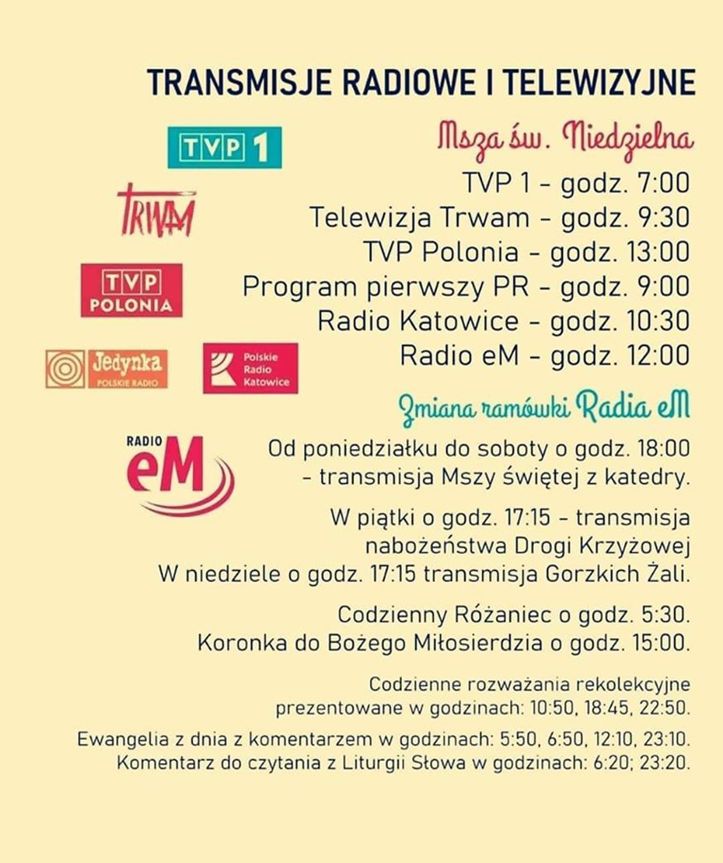 Msze radiowe i telewizyjne