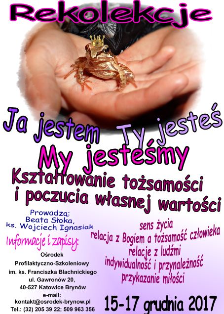 JA JESTEM, TY JESTEŚ, MY JESTEŚMY