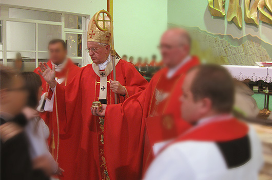Biskup Damian Zimoń - bierzmowanie 2009